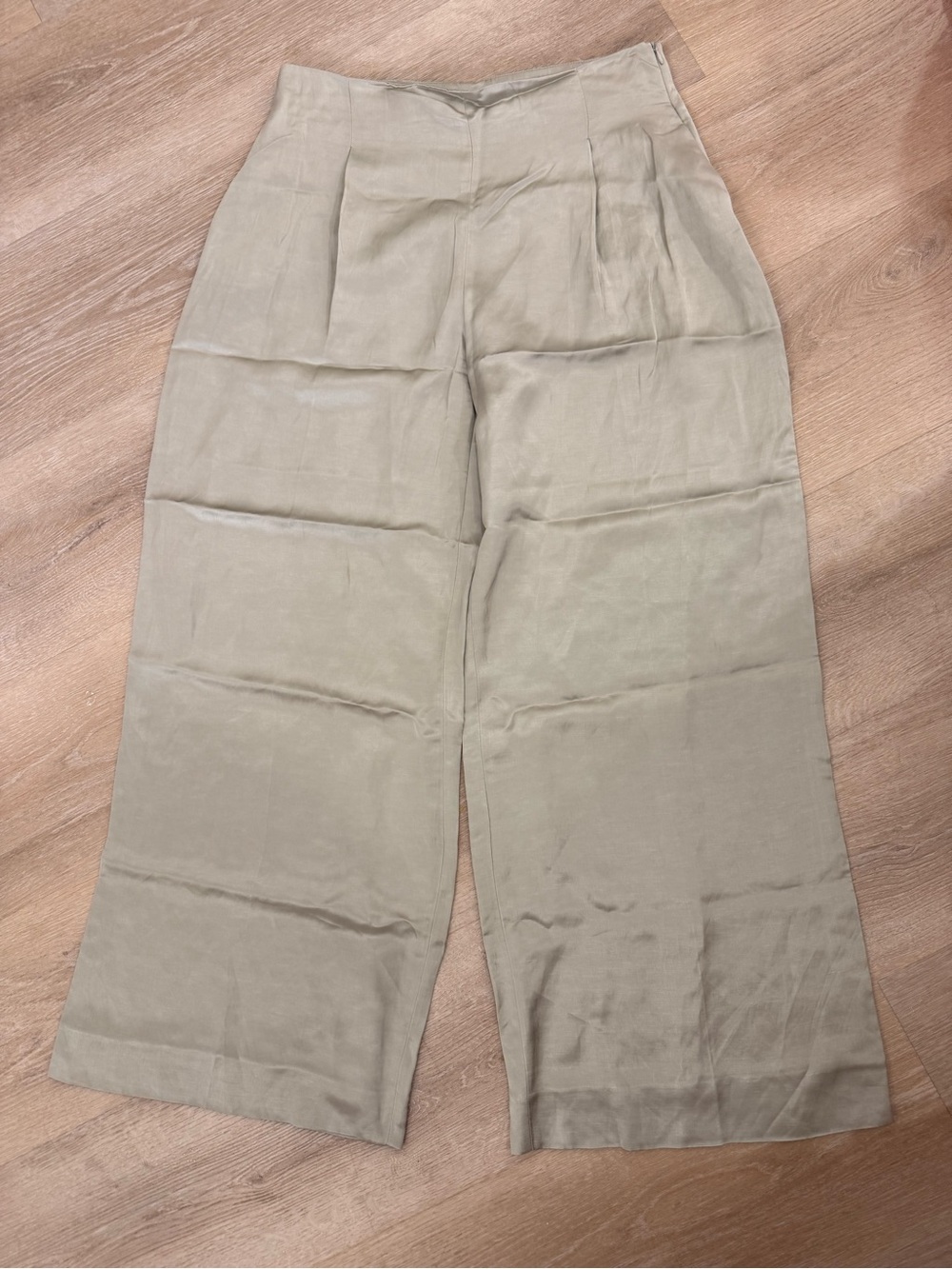 Zara Limited Edition Pantsuit 2 piece set color stone size large - Picture 5 of 7